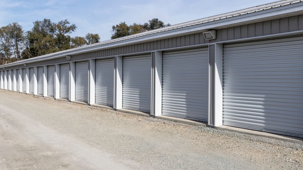 storage units used for storing belongings while decluttering and depersonalizing a home before selling