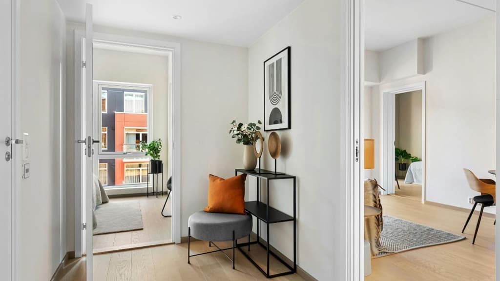 minimal interior showing flow and layout in spatial design