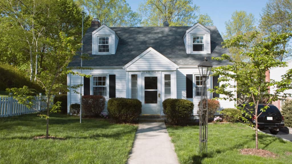 well presented home exterior staged for selling a property