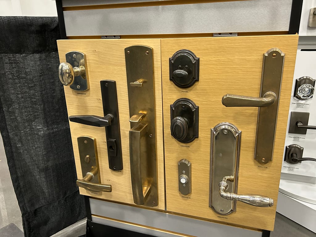 Coastal hardware exterior door locksets - different styles and materials