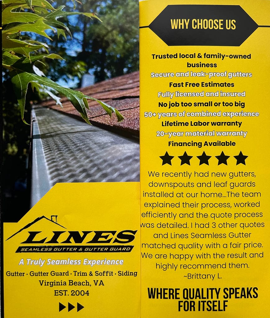 Lines Seamless Gutter & Gutter Guards