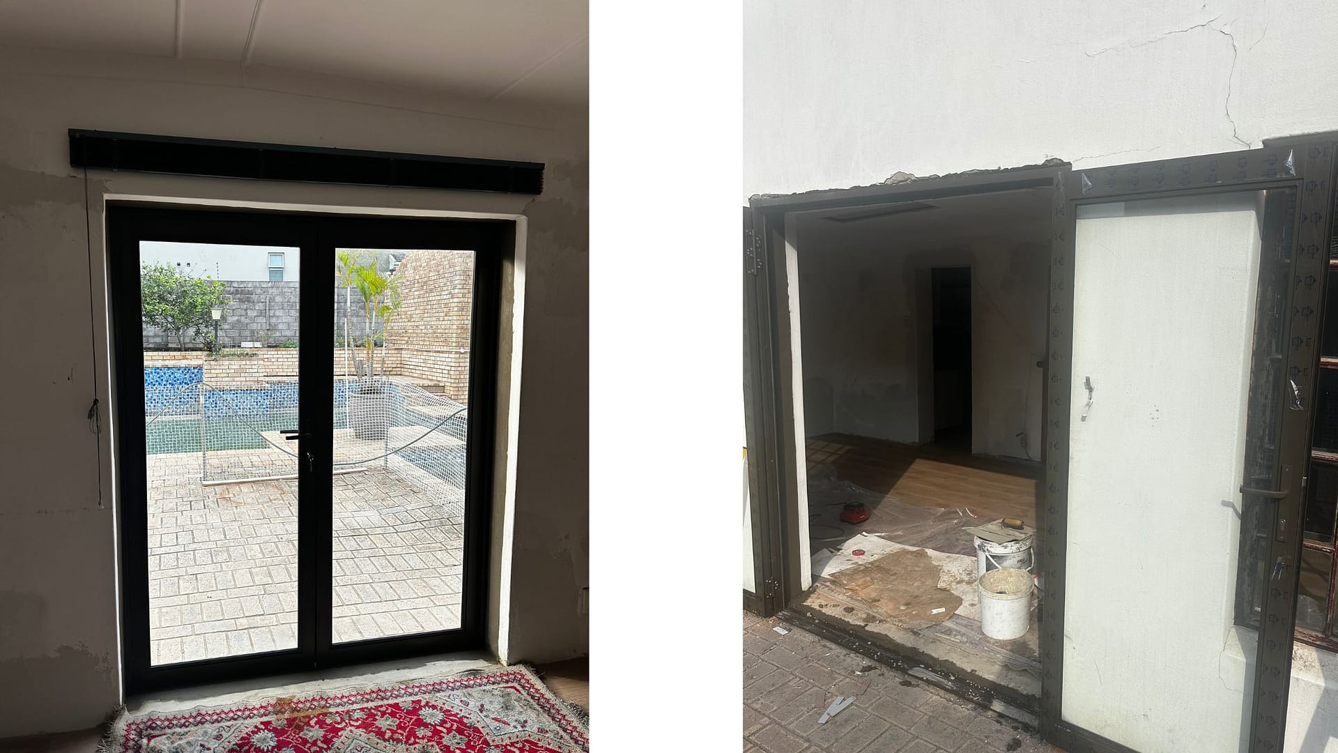 Doors, windows, paint, and floors all need to happen in the right order, or you end up paying for the same work twice.